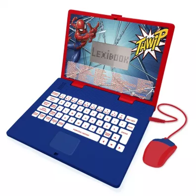 Laptop edukacyjny Spider-Man 124 aktywno�ci (polski/angielski) JC598SPi17 Lexibook