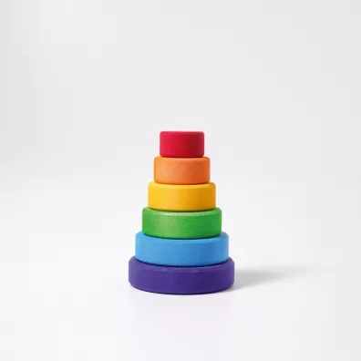 Drewniana wiea stokowa do nakadania Montessori tczowa, 1+ Grimms