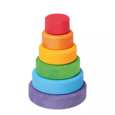 Drewniana wiea stokowa do nakadania Montessori tczowa, 1+ Grimms