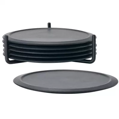 Zone Denmark Podstawki pod szklanki Singles black 330303