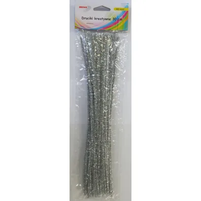 Brewis Druciki kreatywne srebrne 30cm