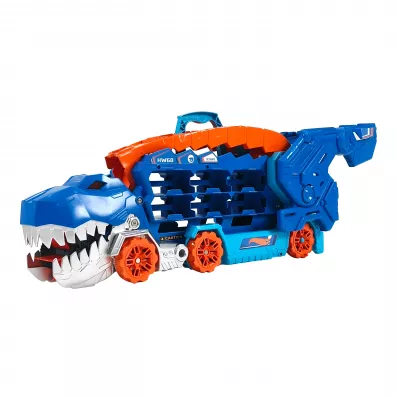 Hot Wheels. City T-Rex Mega Transporter Zestaw HNG50 Mattel