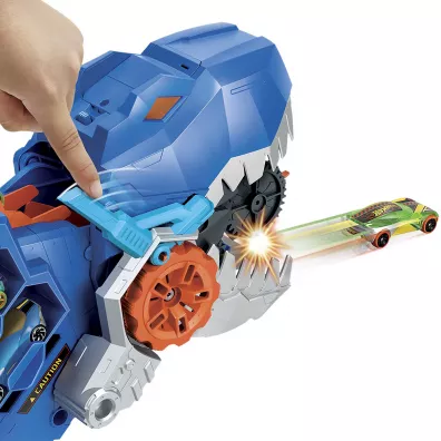 Hot Wheels. City T-Rex Mega Transporter Zestaw HNG50 Mattel