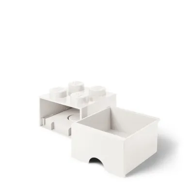 Szuflada klocek LEGO Brick 4 Bia�a