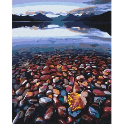 Brushme Malowanie po numerach - Kamieniste wybrze�e 40x50cm