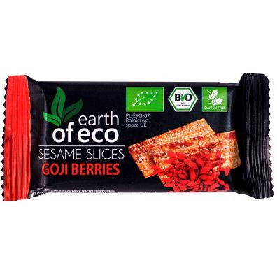 Earth Of Eco Sezamki z jagodami goji bezglutenowe 18 g bio