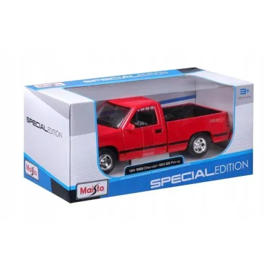 Model 1:24 Chevrolet 454 SS Pick-up 1993 czerwony Maisto