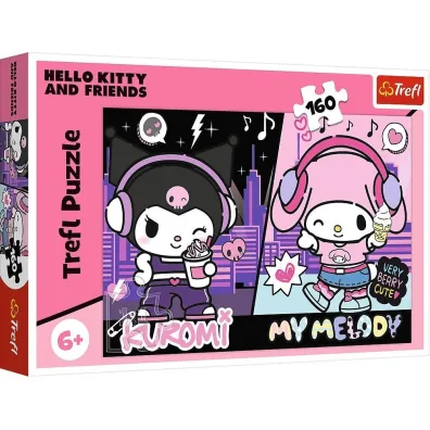 Puzzle 160 el. Kuromi rz�dzi Hello Kitty Trefl