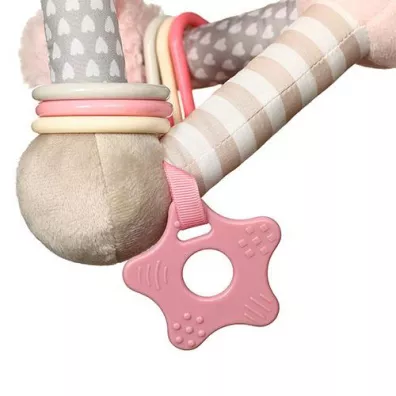 Zabawka edukacyjna Pink Pyramid Tiny Yoga Babyono