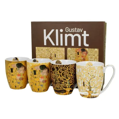 Duo Sp. z o.o. Zestaw kubkw Klimt 4 x 350 ml