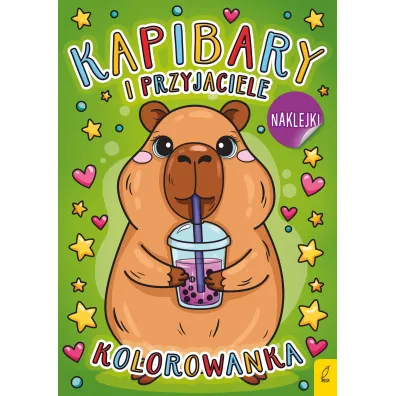 Kapibary i przyjaciele. Kolorowanka