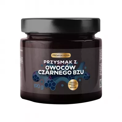 Premium Rosa Przysmak z owocw czarnego bzu konfitura 190 g