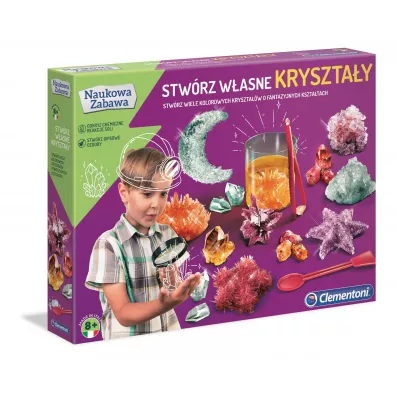 Naukowa zabawa. Stwrz wasne krysztay Clementoni