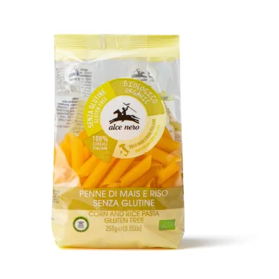 Alce Nero Makaron kukurydziano-ry�owy penne bezglutenowy 250 g Bio