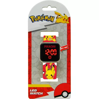 Zegarek cyfrowy LED z kalendarzem Pokemon POK4387 Kids Euroswan