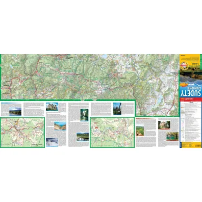 Sudety Zachodnie mapa turystyczna 1:60 000 laminat 2025