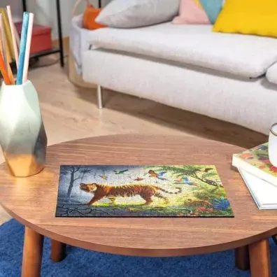 Puzzle drewniane 500 el. Tygrys Ravensburger