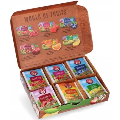 Teekanne Zestaw herbat owocowych World of Fruits 6 x 5 szt.