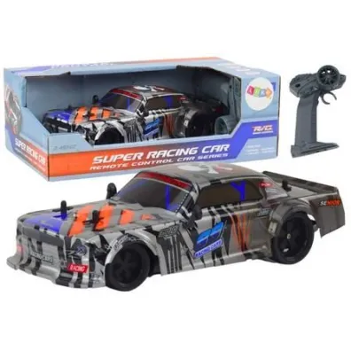 Auto R/C 1:18 sportowe szare LeanToys
