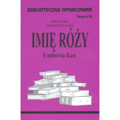 Imi� R�y. Biblioteczka opracowa�. Zeszyt nr 93 - Danuta Wilczycka