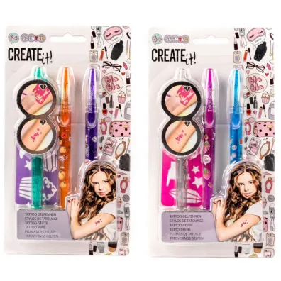 Zestaw pisak�w do robienia tatua�u 3-pak Create It! Canenco