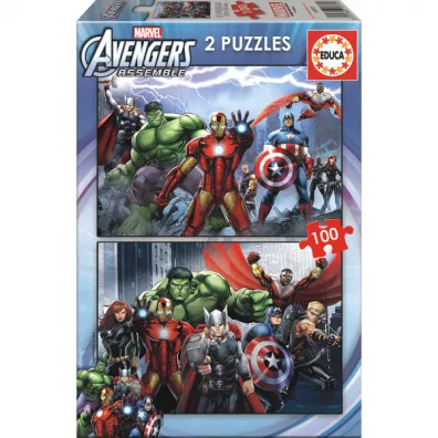 Puzzle 2x100 el. Avengers Educa