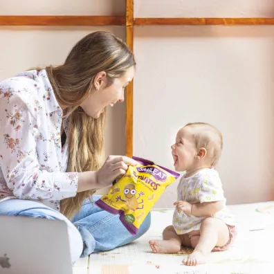 Smileat Smilitos, Chrupki kukurydziane z oliw� z oliwek z pierwszego t�oczenia 8 m+ 38 g Bio