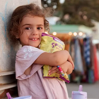 Smileat Smilitos, Chrupki kukurydziane z oliw� z oliwek z pierwszego t�oczenia 8 m+ 38 g Bio