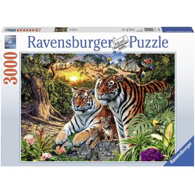 Puzzle 3000 el. Ukryty tygrys 170722 Ravensburger