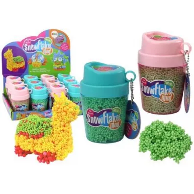 Squishy kulki styropianowe w kubku zielony LeanToys
