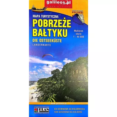 Mapa - Pobrze�e Ba�tyku 1:45 000