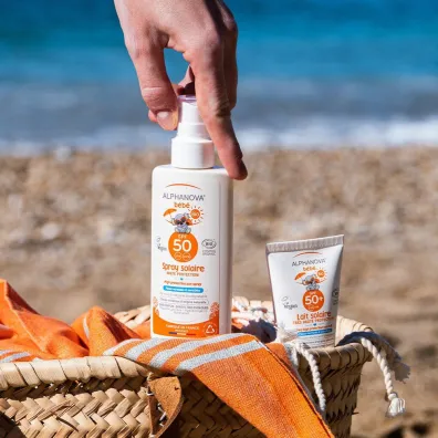 Alphanova Bebe Przeciws�oneczny spray o wysokim filtrze SPF 50 Sun 125 ml