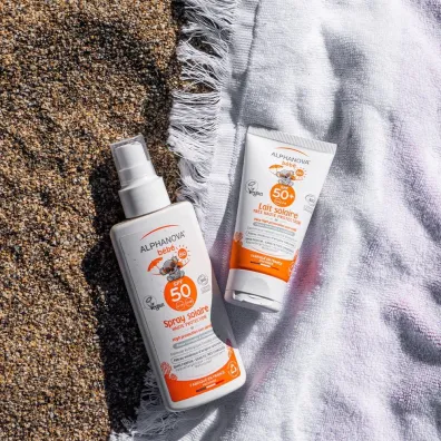 Alphanova Bebe Przeciws�oneczny spray o wysokim filtrze SPF 50 Sun 125 ml