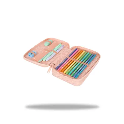 CoolPack Pi�rnik podw�jny z wyposa�eniem Jumper 2 Pastel Powder Peach