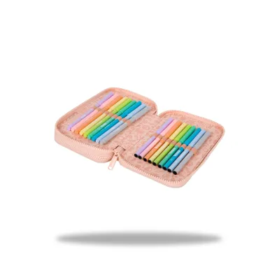 CoolPack Pi�rnik podw�jny z wyposa�eniem Jumper 2 Pastel Powder Peach