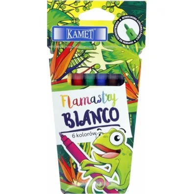 Kamet Flamastry Bianco 6 kolor�w ( pisaki )