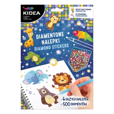 Derform Naklejki diamentowe Zoo