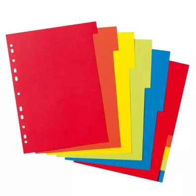 Herlitz Przek�adki A4 kartonowe 10 cz. Intensiv Eco