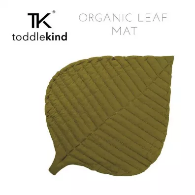 Toddlekind Mata do zabawy z baweny organicznej w ksztacie licia Leaf Mat Sand Castle