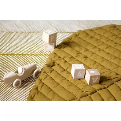Toddlekind Mata do zabawy z baweny organicznej w ksztacie licia Leaf Mat Sand Castle