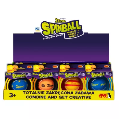 Spinball. Zakrcona zabawa ta z czerwonym (Swirl) Epee