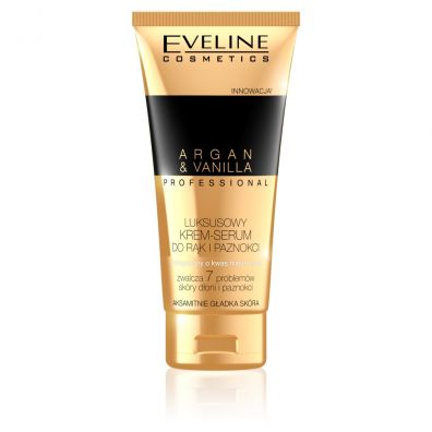 Eveline Cosmetics Argan&Vanilla luksusowy krem-serum do rąk i paznokci 100 ml