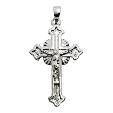 Zawieszka Krzy�yk Posrebrzany 30x18mm