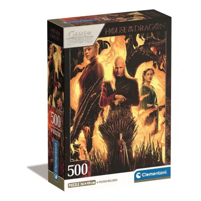 Puzzle 500 el. Compact House of The Dragon Clementoni