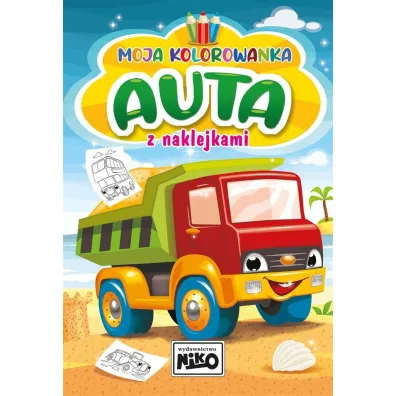 Moja kolorowanka z naklejkami. Auta - Artur Rajch