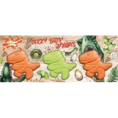 Chlapu Chlap Komplet Kule musuj�ce do k�pieli Dinozaury 3 x 70 g