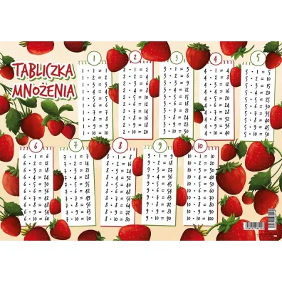 Henry Podk�adka na biurko - Tabl. Mno�enia truskawka edu