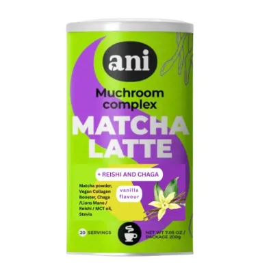 Nap�j mushroom complex matcha latte o smaku waniliowym 200 g