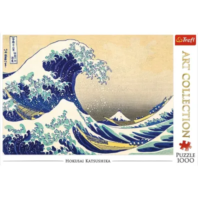 Puzzle 1000 el. Art Collection. Wielka fala w Kanagawie Trefl