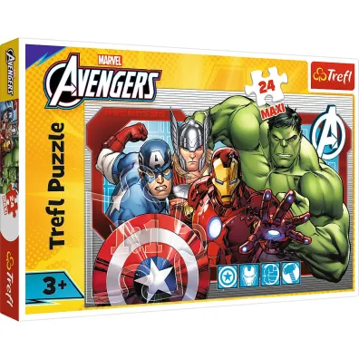 Puzzle 24 el. maxi Disney Marvel the Avengers - Zawsze Sprawiedliwi Trefl